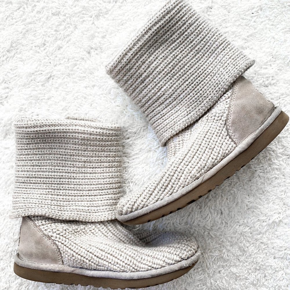 UGG Cardy Knit Boot - Cream - Picture 2 of 4